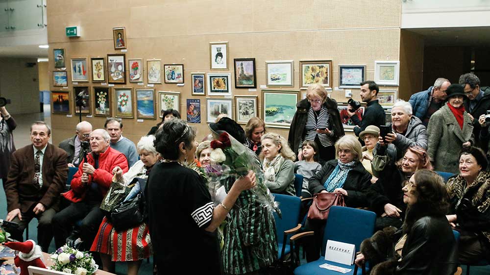 Arety Candide Dinulescu - „In memoriam Arety Ioana” - expoziţie personală - (02 - 17 decembrie 2019) - Biblioteca Nationala a Romaniei - Bucuresti (19) Arety Candide Dinulescu - „In memoriam Arety Ioana” - expoziţie personală - (02 - 17 decembrie 2019) - Biblioteca Nationala a Romaniei - Bucuresti (19)